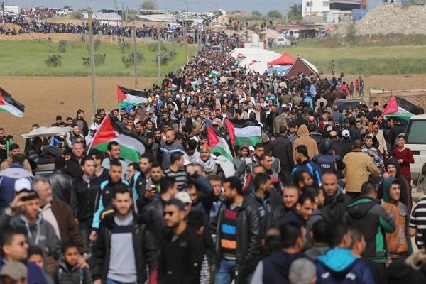 مجروح شدن ۲۴۰ فلسطینی در جریان تظاهرات «بازگشت»