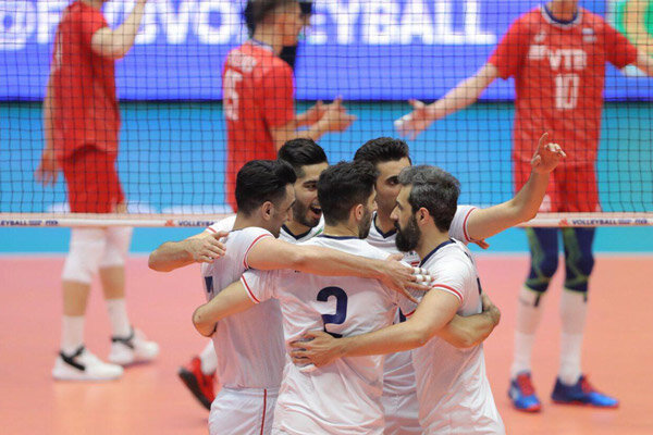 تیم ملی والیبال ایران در جایگاه پنجم ایستاد