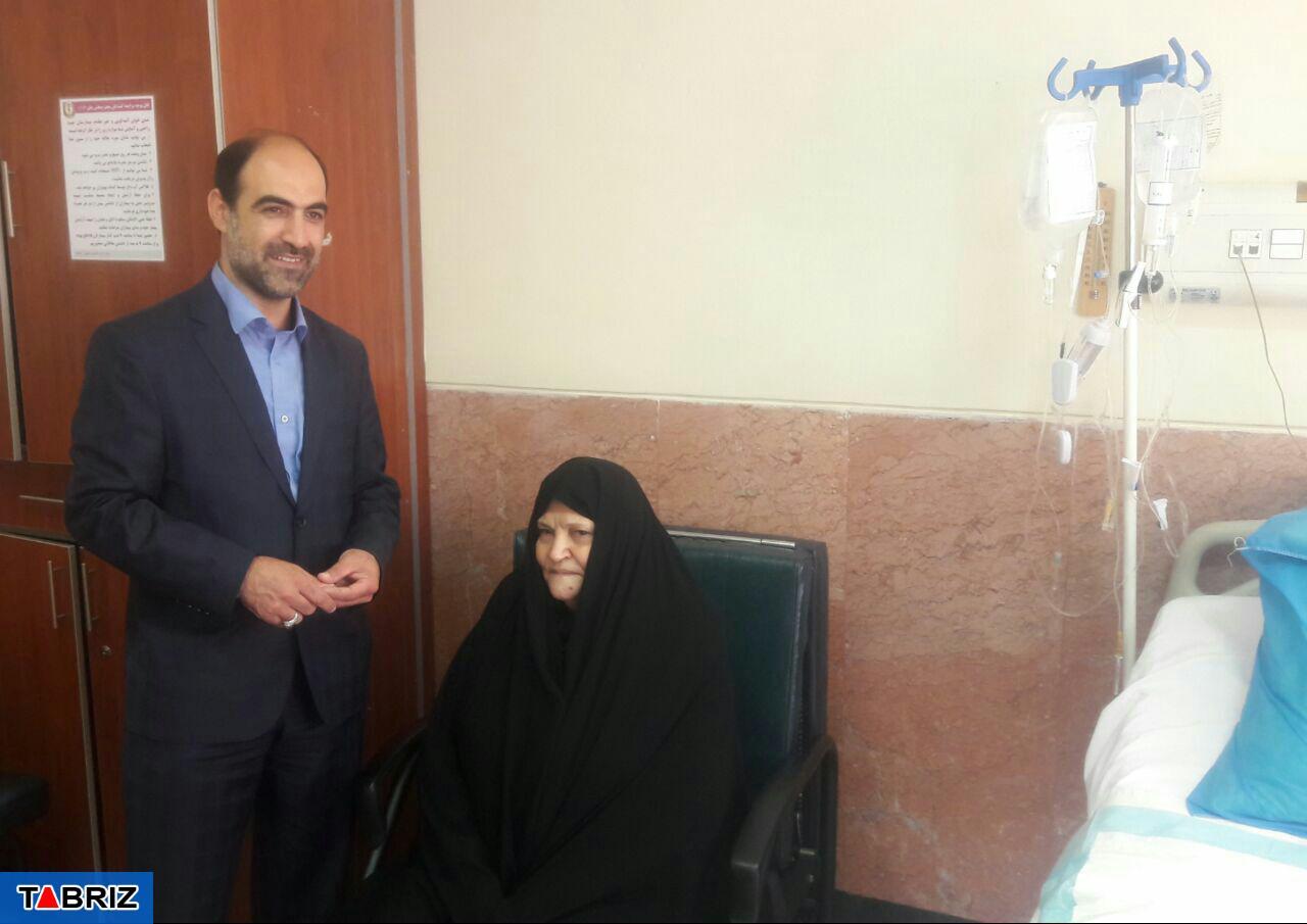 عمل جراحی موفقیت آمیز مادرشهیدان صبوری در تبریز