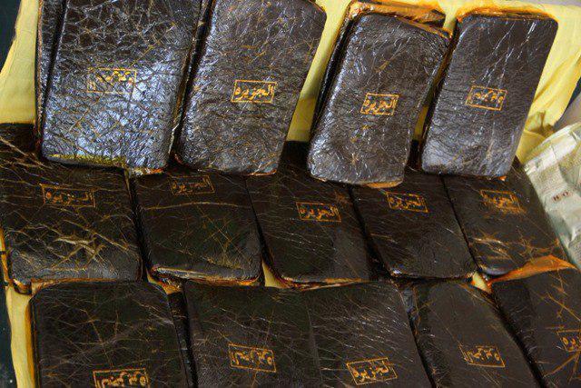 12 کیلو مواد مخدر حشیش در قزوین  کشف شد