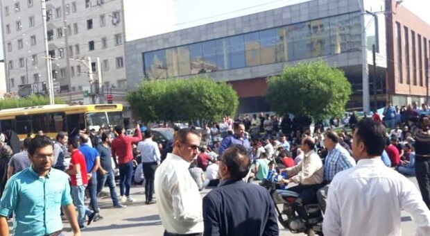 اعتراض مردم قزوین به افزایش قیمت بنزین