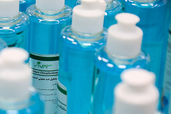 ۸۳۷ هزار لیتر مواد ضدعفونی کننده در قزوین تولید شد