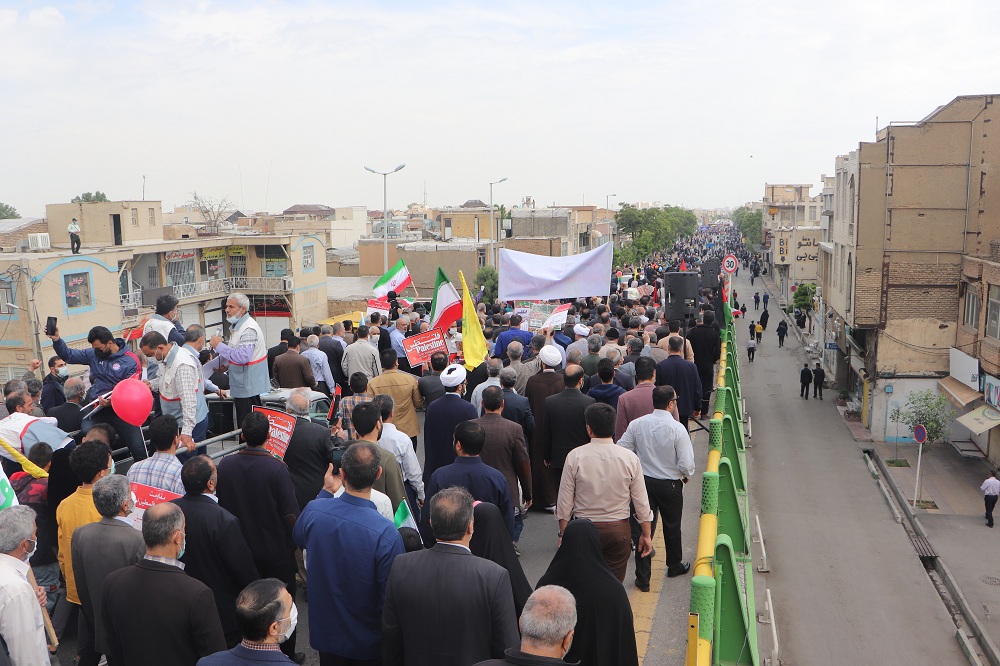 راهپیمایی روز جهانی قدس در قاب تصویر