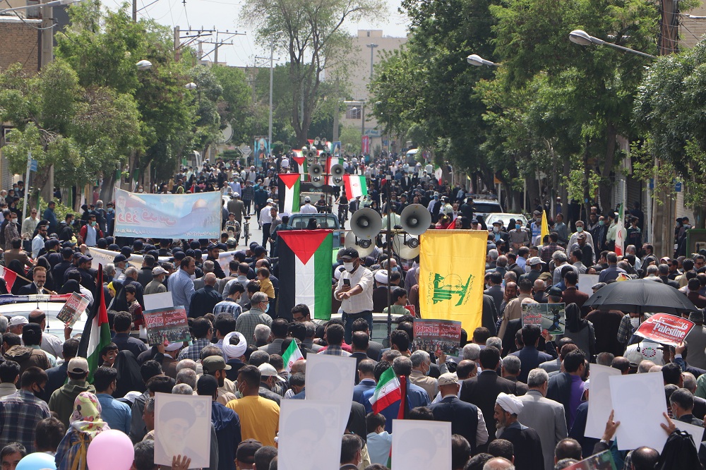 راهپیمایی روز جهانی قدس در قاب تصویر