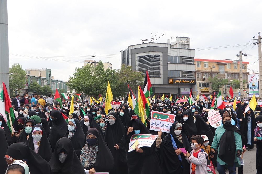 راهپیمایی روز جهانی قدس در قاب تصویر